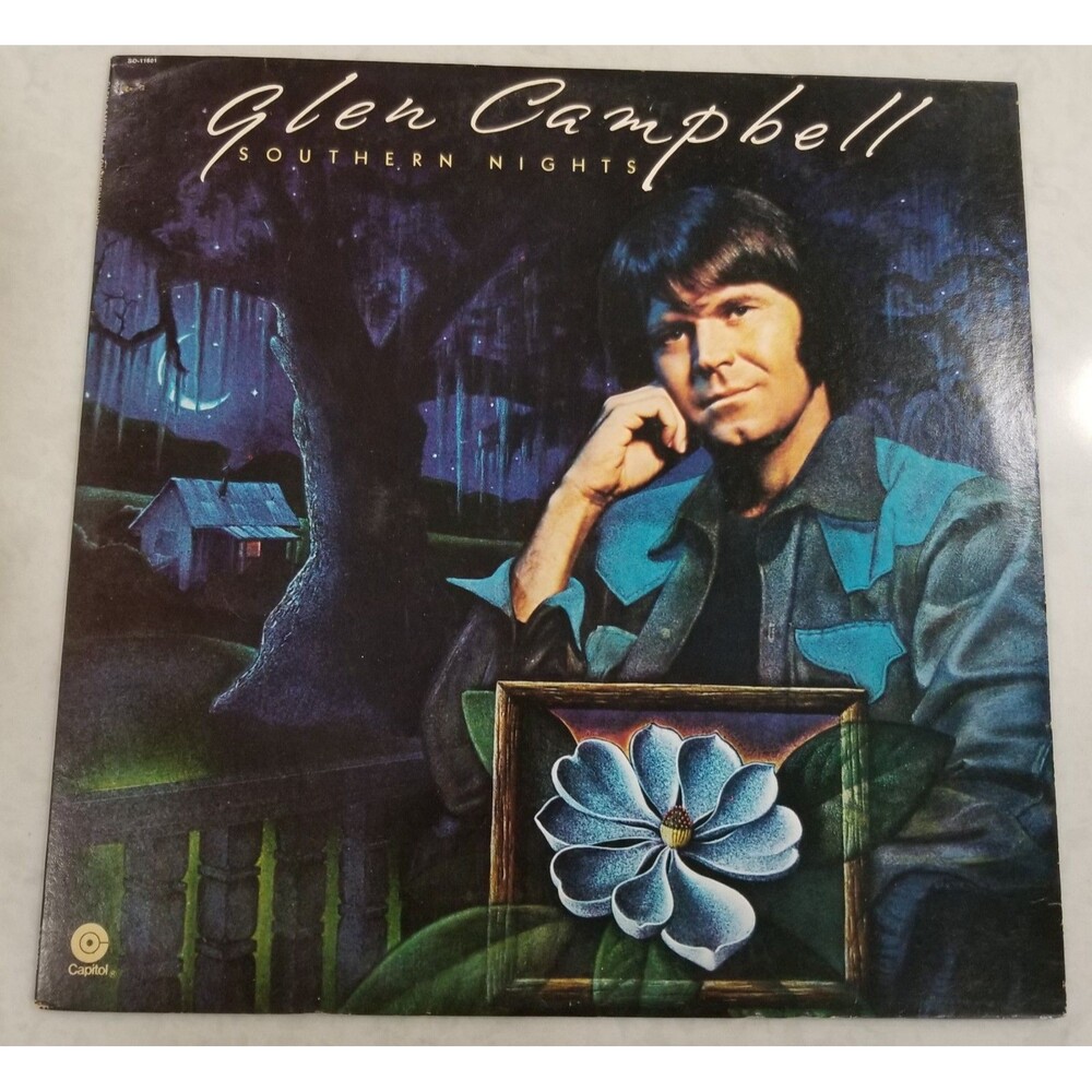 Glen Campbell Southern Nights Vinyl LP Album 1977 Capitol Records Plays Great